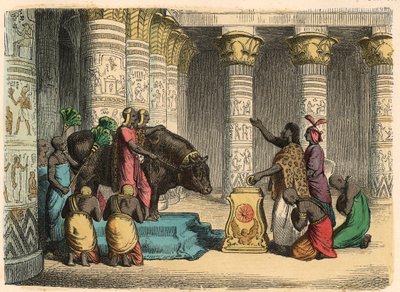 Antico Egitto: Culto del Toro Apis da Heinrich Leutemann