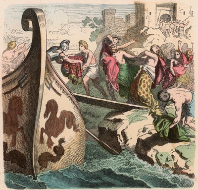 Antica Grecia: Viaggi per mare, Pirati da Heinrich Leutemann