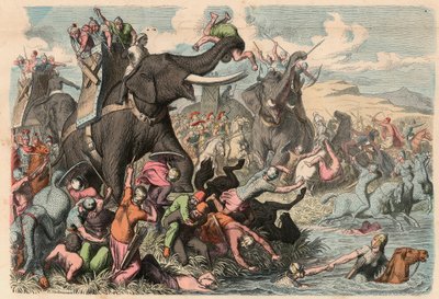 Antica Grecia: Campagna militare di Alessandro Magno nei Balcani 335 a.C. da Heinrich Leutemann