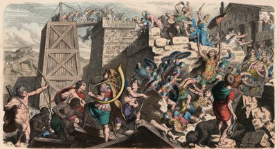 Antica Roma: Militare, Assalto a una città da Heinrich Leutemann