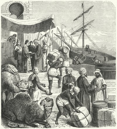 Commercianti arabi da Heinrich Leutemann