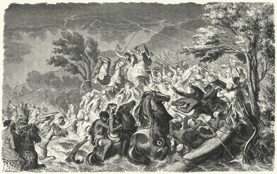 Battaglia del Crimiso, 339 a.C. da Heinrich Leutemann