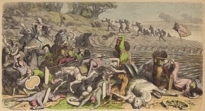 Falange macedone in battaglia con i Persiani da Heinrich Leutemann