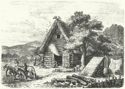 Vecchia fattoria tedesca da Heinrich Leutemann