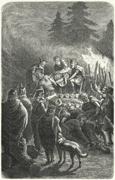 Funerale dei Suebi nell