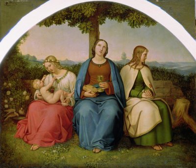 Fede, Speranza e Amore, 1819 da Heinrich Maria von Hess