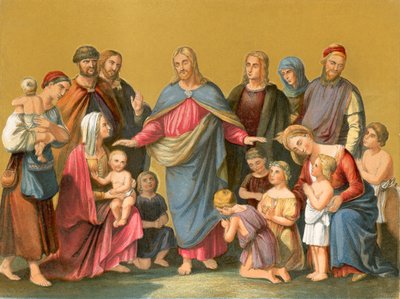 Cristo benedice i bambini da Heinrich Maria von Hess