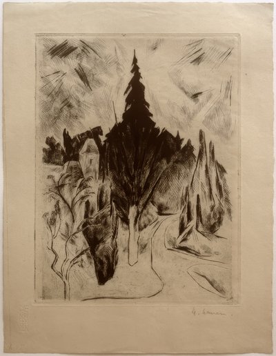 Parco al mattino da Heinrich Nauen