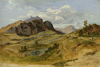 Paesaggio a Civitella, 1822 da Heinrich Reinhold