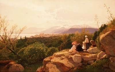 Una Scena Alpina da Heinrich Rudolf Schuster