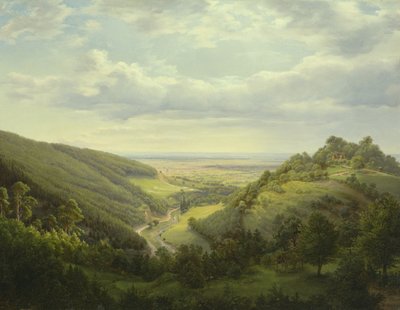 Veduta del Monte Santo e del Passo di Montagna, 1846 da Heinrich Schilbach