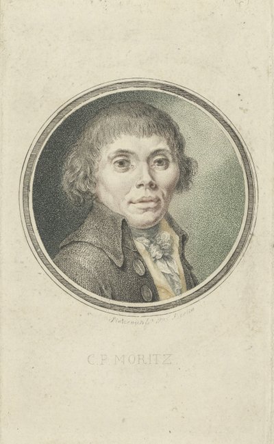 Ritratto di Karl Philipp Moritz 1756-1793, 1795 da Heinrich Sintzenich