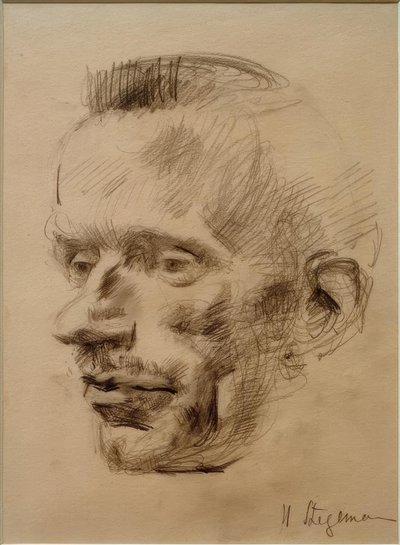 Ritratto di Wilhelm Werner, circa 1926 da Heinrich Stegemann