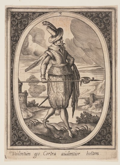 Piastra 3 da Figure militari da Heinrich Ulrich