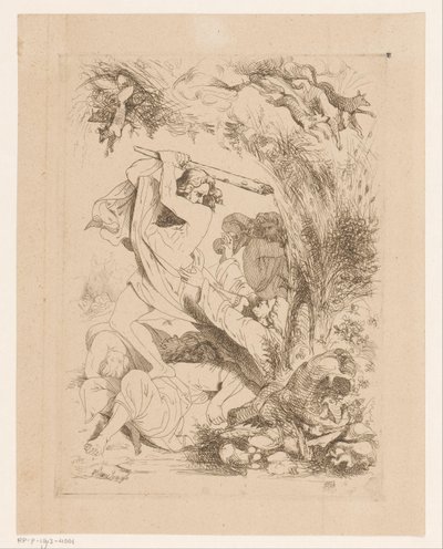 Sansone sconfigge i Filistei da Heinrich Vianden