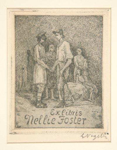 Ex libris da Heinrich Vogeler