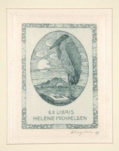 Ex Libris da Heinrich Vogeler