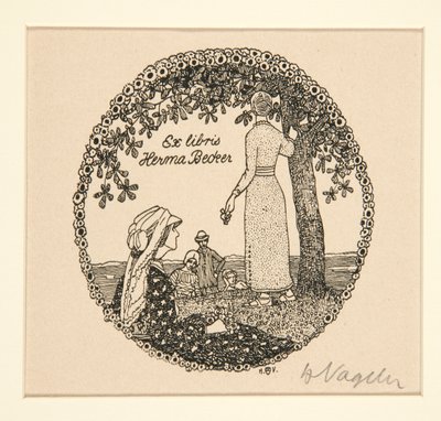 Ex libris da Heinrich Vogeler