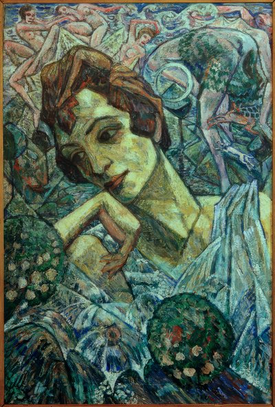 Ritratto della ballerina Marna Glahn da Heinrich Vogeler