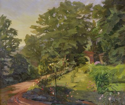 Giardino delle rose da Heinrich Wilhelm Truebner