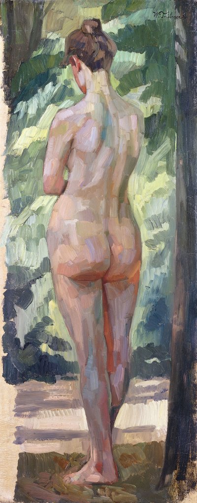 Nudo in piedi (1898) da Heinrich Wilhelm Truebner