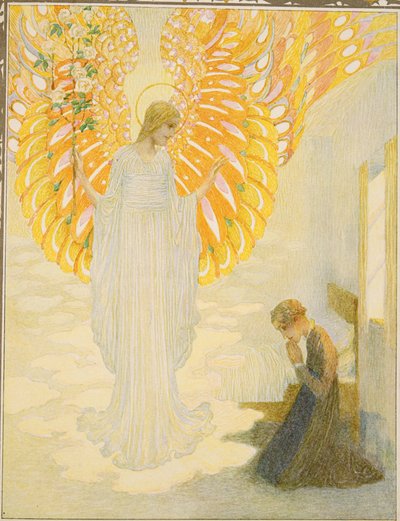 Le scarpette rosse dai racconti di Hans Christian Andersen, pub. 1911 da Heinrich and Urban Lefler
