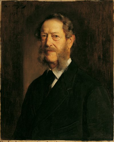 Il poeta Anastasius Grün (alias Anton Alexander Graf von Auersperg) da Heinrich von Angeli