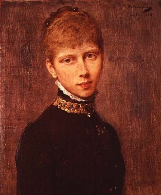 Ritratto della Principessa Vittoria di Prussia (1840-1901) da Heinrich von Angeli