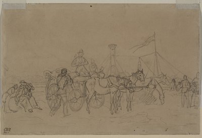 Passeggeri per il Battello del Reno (verso) da Heinrich von Mayr