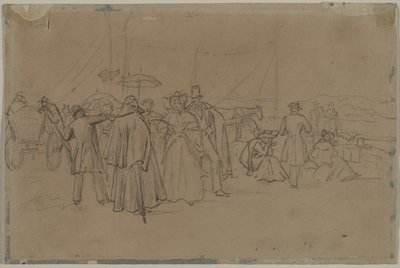 Passeggeri per il battello del Reno recto Passeggeri per il battello del Reno verso da Heinrich von Mayr