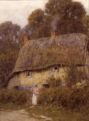 Un Cottage nel Berkshire da Helen Allingham