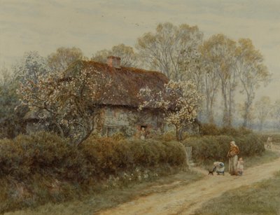 Un cottage a Freshwater Gate da Helen Allingham