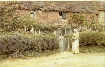 Un cottage a Haslemere da Helen Allingham