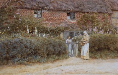 Un cottage a Haslemere da Helen Allingham