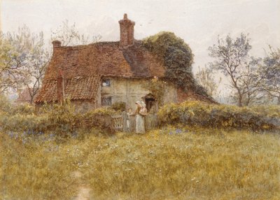 Un cottage a Pinner, Middlesex da Helen Allingham