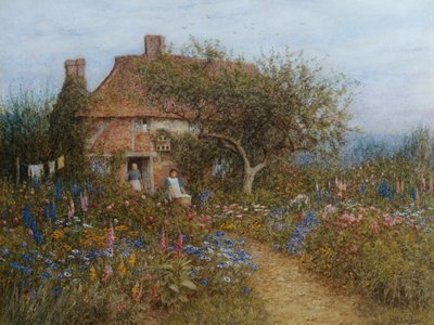 Un Cottage vicino a Brook, Witley, Surrey da Helen Allingham
