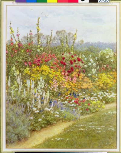 Un Bordo Erbaceo da Helen Allingham
