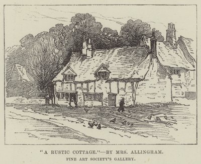 Un cottage rustico da Helen Allingham