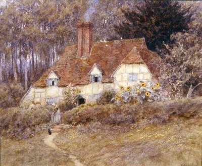 Un cottage nel Surrey da Helen Allingham