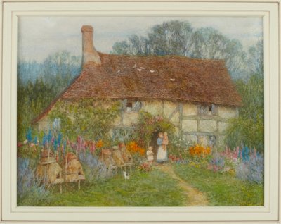 Un cottage nel Surrey, 1880 da Helen Allingham