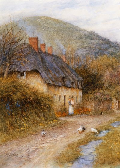A Symondsbury vicino a Bridport, Dorset da Helen Allingham