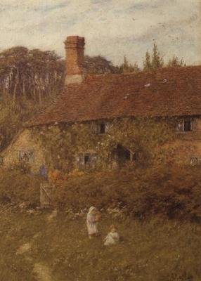 Cottage a Witley da Helen Allingham