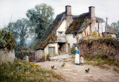 Cottage vicino a Paignton, Devon da Helen Allingham