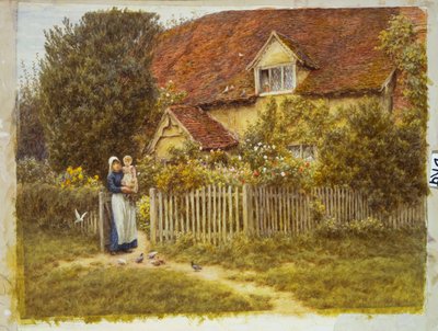 East End Farm, Moss Lane, Pinner da Helen Allingham