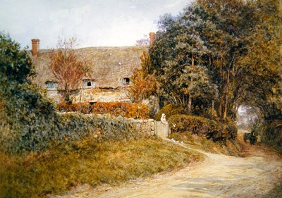 Nutrire le Colombe da Helen Allingham