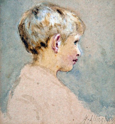 Testa di un Ragazzo da Helen Allingham