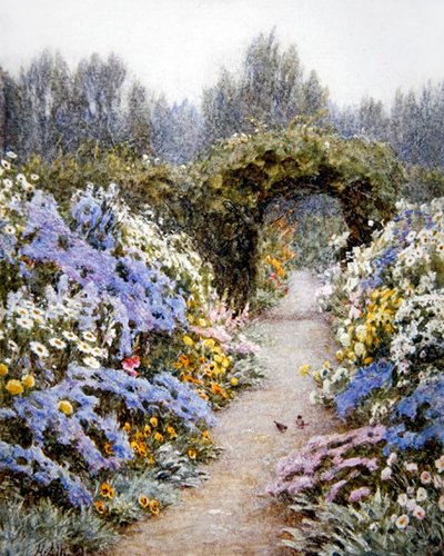 Bordo erbaceo da Helen Allingham