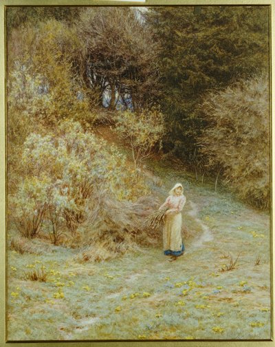 Nel bosco di primule da Helen Allingham