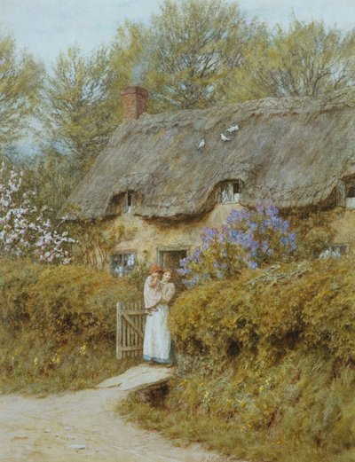 Vicino a Freshwater, Isola di Wight da Helen Allingham