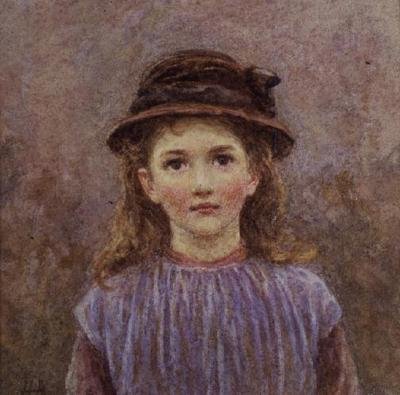 Ritratto di una giovane ragazza da Helen Allingham